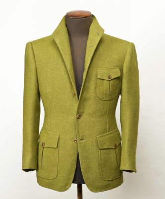QILIAN cifonelli пиджак жёлто-зелёный