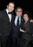 David Walliams (comedian, writer and actor), Elton John and Ruby Wax (American comedian)